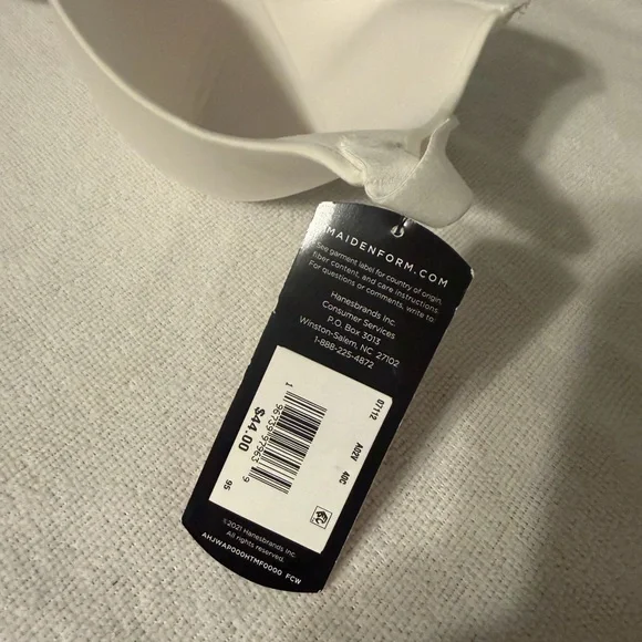 Maidenform Cream Lace Racerback T-Shirt Bra - Picture 4 of 4